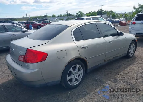 2004 Infiniti G35X z USA, uszkodzony, nr VIN JNKCV51F34M717049